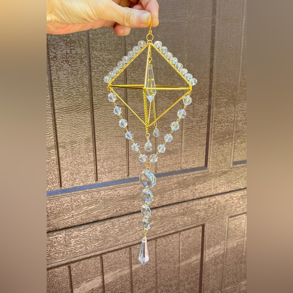 💎Faceted Glass Sparkly Suncatcher